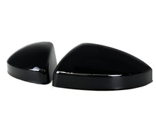 Glossy Black Mirror Cover Caps For Audi MK3 8S TT TTS TTRS R8 15+ W/ Lane Assist