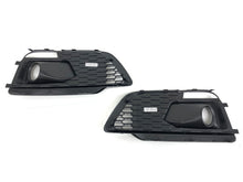 Left+Right Fog Light Grille Covers For Audi Q5 S-Line / SQ5 2018-2020