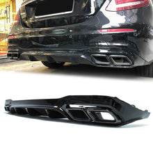 E63 AMG Rear Diffuser + Black Exhaust Tips for Mercedes W213/S213 AMG Pack 2016-2019 di33