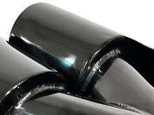 60mm Black Dual Exhaust Tips Muffler Pipes Universal