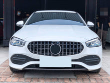 Chrome GT Front Bumper Grille for Mercedes W206 S206 C200 Non-AMG 2022-2024