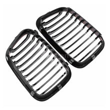 Gloss Black Front Hood Kidney Grille for BMW 3-Series E46 Sedan 1998-2001