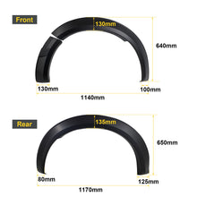 6pcs Fender Flares Slim Style Matte Black Guard for Next Gen Ford Ranger PY Sport 2022-2025