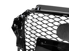 Gloss Black Mesh Honeycomb Front Grill For Audi A3 S3 8V 2013–2016 Replacement