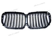 Gloss Black Dual Slats Front Bumper Grille for BMW X5 G05 2019-2023