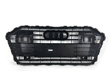 For 2019-2024 Audi A6 S6 C8 Gloss Black Front Bumper Grille