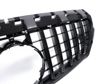 GT-R Black Front Bumper Grille for Mercedes C117 CLA200 CLA250 CLA45 2013-2016 w/o Camera fg21