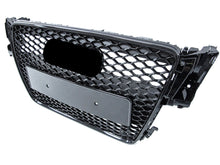 RS5 Style Honeycomb Black Front Grille For Audi A5 S5 B8 8T 2008–2012