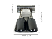 3-Layer Exhaust Tips Tailpipe for Porsche 981 Cayman Boxster 2013-2016 et185