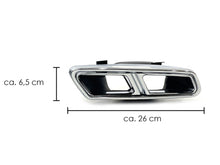 Chrome Exhaust Tips Replace for Mercedes W222 S63 R231 SL65 W212 S212 E63 W218 CLS63