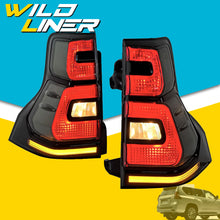 Smoke Black LED Tail Lights Rear Lamp For 2010-2017 Toyota Land Cruiser Prado FJ150 GX, GXL, VX, Kakadu, TX, TZ trims