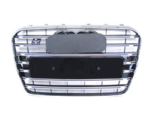 S5 Style Chrome Front Upper Grille For Audi A5 S5 B8.5 8T 2013–2016
