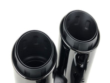 3-Layer Exhaust Tips Chrome/Black For Porsche Macan Base 2.0T 2014-2018
