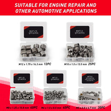 338Pc Thread Repair Kit, HSS Drill Helicoil Repair Kit SAE&Metric,1/4" 5/16" 3/8