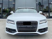 For 2012-2015 Audi A7 S-Line S7 Honeycomb Front Bumper Fog Light Grille Cover Black/Chrome