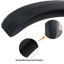 6pcs Matte Black Slim Style Fender Flares Guard for Isuzu D-Max RG DMAX Dual Cap 2021-2023 Front & Rear