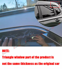 Chrome Trim Tinted 6pcs Weather Shields Weathershield For Haval Jolion 2021+
