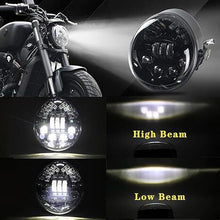 LED Headlight Hi/Lo Lamp Fit For Harley Davidson VROD V-Rod VRSCA VRSCDX VRSCR