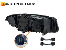Pair LED Headlights Assembly for BMW 5 Series F10 F11 528i 535i 2010–2013 Xenon w/o AFS
