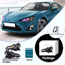 For 2012-2020 Toyota GT86 Subaru BRZ RGB LED Headlights DRL Sets W/Startup Animation