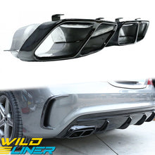 Black Exhaust Pipe Muffler Tips for Mercedes Benz C117 W117 CLA45 W176 A45 AMG et47