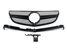 Black Front Mesh Grill for Mercedes C207/A207 Coupe 2014-2017