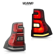 Red LED Tail Lights For 2010-2017 Toyota Land Cruiser Prado Rear Brake Lamps FJ150