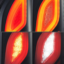 SMOKED LED Rear Tail Lights For Toyota Hiace 2005-2019 Brake Lamps W/Animation