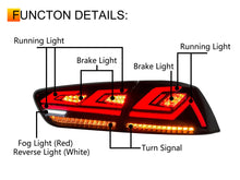 Rear LED RGB Tail Light Assembly For Mitsubishi Lancer EVO X 2008-2017