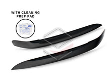 LH + RH Head Light (Black) With Projector + Eye Lids For Holden HSV VE VF 2009-2013 VE Series 2 / Holden Commodore VE Series 1 2006-2010