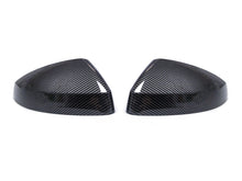 Carbon Fiber Look Side Mirror Cover Caps for Audi A3 8V S3 RS3 W/O Lane Assist mc128