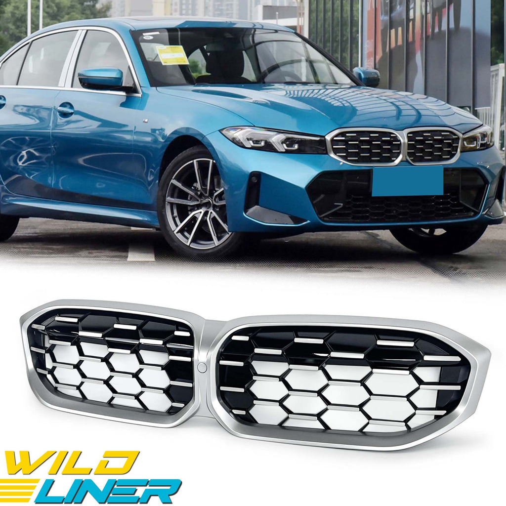 Chrome Diamond Grill - For BMW G20 LCI m340i - WildLiner.com