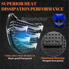 LED Headlight w/Blue Fairing For Yamaha WR450F WR250F Enduro Supermoto Dirt Bike