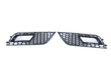 Gloss Black Fog Light Grille Covers For Audi A4 B8.5 2013-2016 Non S-Line
