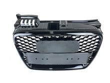 Gloss Black Honeycomb Front Grille For Audi A4 B7 Non-S-Line 2005–2008