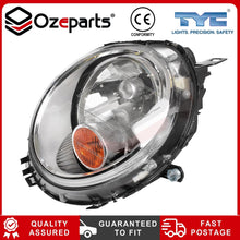 LH LHS Left Head Light Front Lamp Halogen Amber for Mini Clubman R55 2008-2014