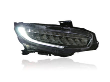 For Honda Civic 10th Gen 2016-2021 LED Headlights W/ Sequential Turn Lights Pair