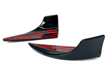 Black Front Bumper Splitter Apron for Mercedes W206 C200 C300 C43 Sedan AMG 2022-2024