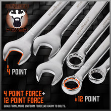 32Pcs Jumbo Combination Spanner Set Chrome Vanadium Steel Metric & Imperial Au