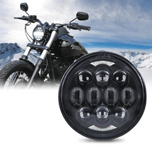 80W 5.75 inch Round LED Headlight with DRL for Harley Motorcycle FLSTSB FLSTSC later Dyna