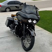 Dual LED Headlight for Harley Motorcycle Road Glide 2004-2013