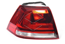 Pair LH+RH Tail Light Lamp Tint NO LED For VW Volkswagen Golf MK7 Hatch 2013-2017 (103TDI, 110TDI, GTI)