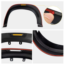 6pcs Matte Black Fender Flares Guard Trim Protector For Mitsubishi Triton MR 2019-2023 Dual Cab