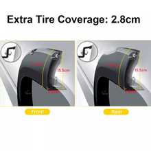 Fender Flares Matt Black Wheel Arch Widen 28mm For Ford Ranger PX2 MK3 2015-2022
