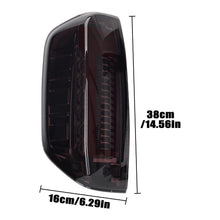 Sequential Smoked Black LED Rear Tail Light Brake Lamp For Nissan Navara D40 2005-2016