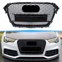 RS4 Style Quattro Honeycomb Front Grille For Audi A4 S4 B8.5 2013–2016