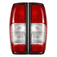 Pair Tail Lights Rear Lamp For Nissan Navara D22 D23 Ute 1997-2015 W/Bulb