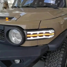 LED DRL Fog Lights for Toyota FJ Cruiser 2007-2021 Daytime Running Light w/ Turn Signal Lamp