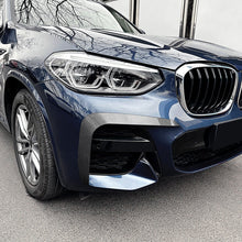 Front Bumper Canards Side Air Vent Trims for BMW X3 G01 X4 G02 2018-2021 M-Sport