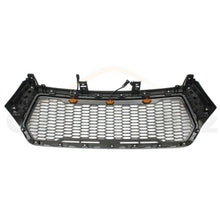 Matte Black Front Bumper Mesh Grill with LED for Toyota Hilux 2018 2019